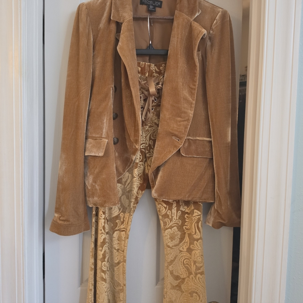 Rachel Zoe Velvet Blazer - Picture 7 of 9